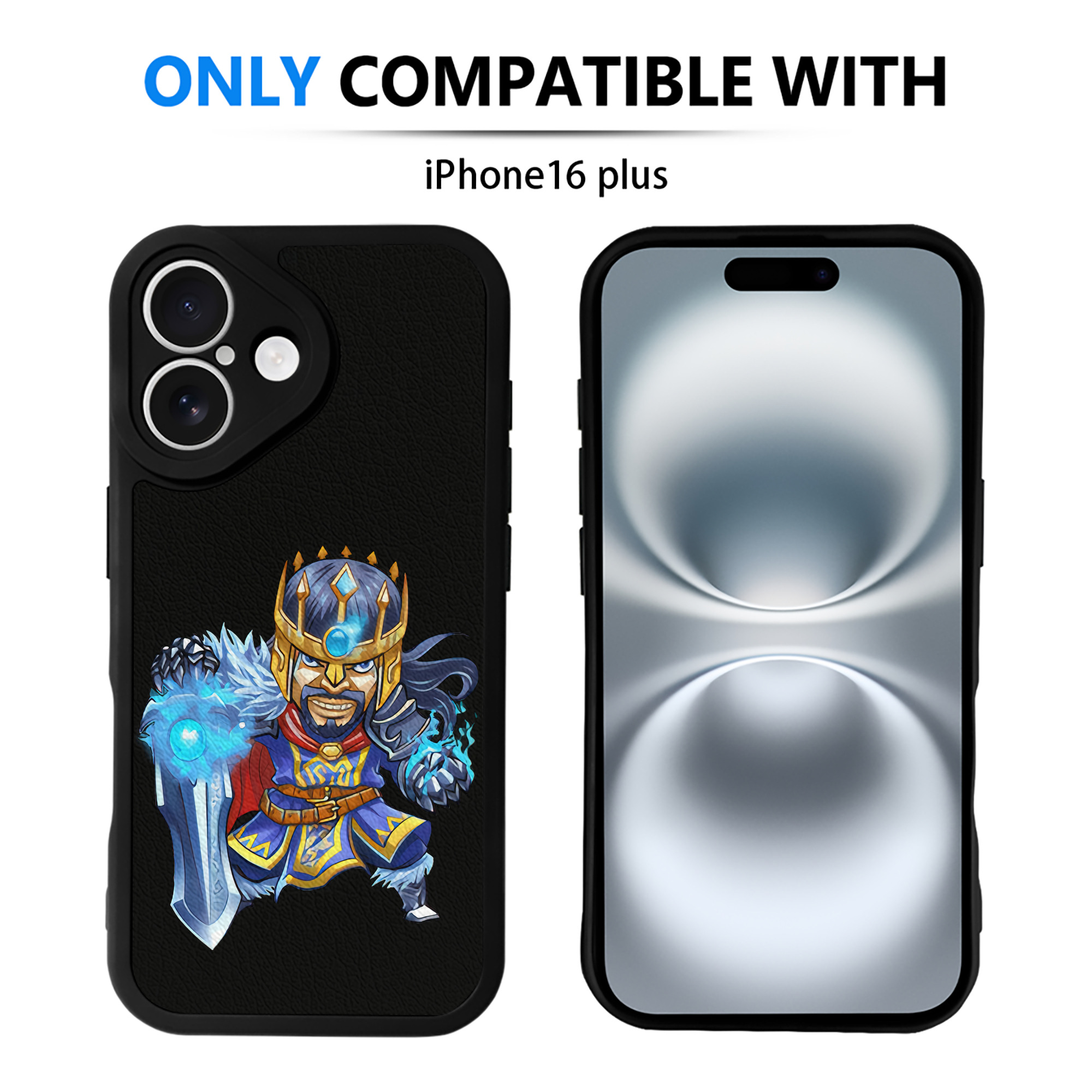 （画像用） リーグ・オブ・レジェンド League of Legends LOL 【iPhone 16シリーズ対応】シリコンスマホケース（レザー調） 材質：シリコン